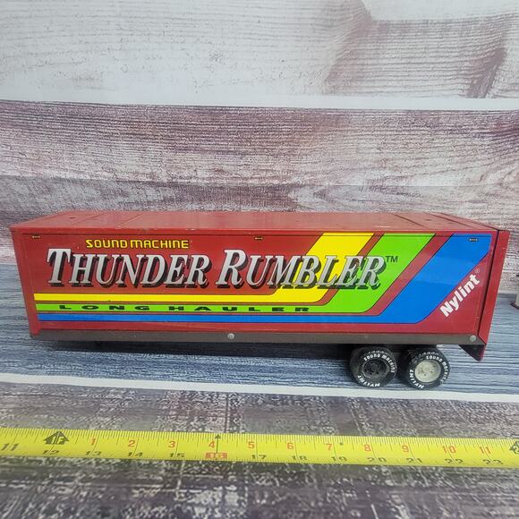 Nylint thunder rumbler Pressed Steel Semi Trailer multi color - Picture 4 of 11